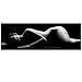 Sea Charm - Black and White Sexy Nude Woman Wall Art Modern Living Room Decoration Body Art Picture to Photo Canvas Print,Framed and Ready to Hang,16