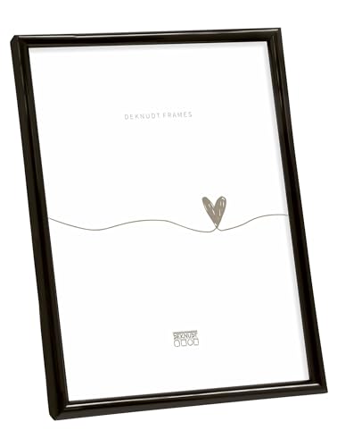 Deknudt Frames Resin Photo Frame Gold, glossy black, 20 x 25 cm