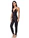 Sedrinuo Women's Top Cross Backless Jumpsuit Black
