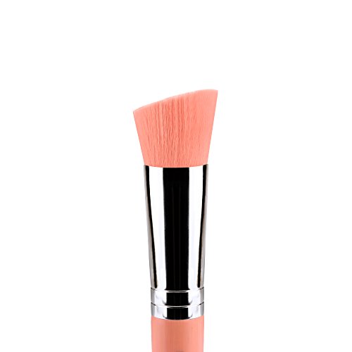 Bdellium Tools Professional Eco-Friendly Makeup Brush Pink Bambu Series - Slanted Precision Kabuki 956