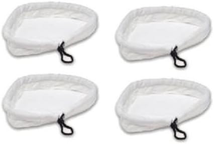 Deals2u365-4 x Universal Microfibre Triangular Steam Mop Pad Fits All VAX + Many Other Steam Cleaner Mops (White)