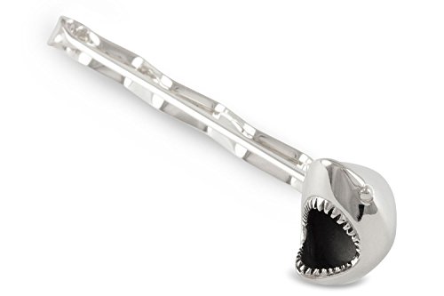 ZAUNICK Shark Tie Clip Sterling Silver