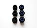 6pcs - (S) Small Replacement Set Eartips Earbuds for in Ear Earphones with 4.9mm to 6.3mm Nozzle Attachment