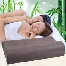 Ergonomic ICE SILK COOLING CONTOUR PILLOW WITH HOLES/ ORGANIC BAMBOO CHARCOAL CONTOUR PILLOW. YOUR CHOICE OF INNER FILLING.GET A BUNDLE BONUS GEL EYE MASK($17.99 VALUE) WITH PURCHASE (BAMBOO CHARCOAL)