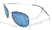 Eyekepper Rimless Titanium Frame Polarized Sunglasses Gold/Blue Mirror