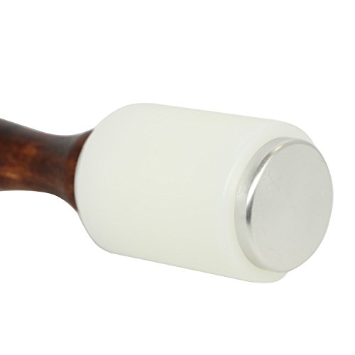 Driak Wooden Handle Nylon Hammer Leathercraft Carving Hammer For Stamping Sew Leather Cowhide Tool Kit