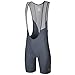 Przewalski Men's 3D Padded Cycling Bike Bib Shorts, Excellent Performance and Better Fit (Gray, Waist 32-34