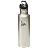 Klean Kanteen Classic 27-Ounce Stainless Steel Bottle With Loop Cap
