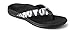 Vionic Women's Tide Sequins Toe Post Sandals - Ladies Flip Flop Sandals with Concealed Orthotic Arch Support White Black 8 Medium US