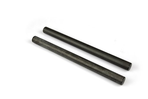 Lanparte CFR-250 Carbon Fiber Rod, Pair (Black)