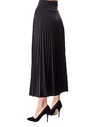 moddeals dama Falda plisado acampanado longitud de la rodilla Mini largo o corto Midi y Maxi para oficina Casual o fiesta formal