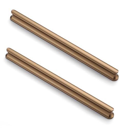 Photo 1 of KNOKLOCK 10 Pack 7.5 Inch(192mm) Kitchen Cabinet Handles Champagne Bronze Cabinet Pulls Kitchen Cabinet Hardware Drawer Pulls for Dresser Cupboard Wardrobe