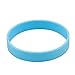 M-Online Silicone Bracelets Blank Adult Rubber Wristbands Mixed Colors 12pcs/Pack Party Accessories Favor