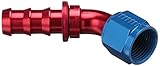 Aeroquip FCM1524 Aluminum -10AN Socketless 45-Degree Hose Fitting