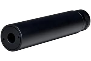 TACPOOL Aluminun Fake Can Device 5/8"-24 for Airsoft Over BarreI Design, Matt Black Length 5.99"