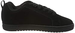 DC Shoes Men's Low-top Sneakers Skate Shoe, Black