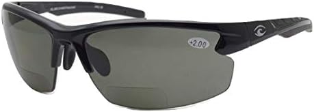 Hawaiian Lenses"The Wedge" bifocal polarized no-fog adjustable-nose sport sunglasses. Made for paddlers.TR90 UV400