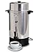 West Bend 33600 Highly Polished Aluminum Commercial Coffee Urn Features Automatic Temperature Control Large Capacity with Quick Brewing Smooth Prep and Easy Clean Up, 100-Cup, Silver primary