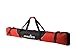 Athletico Mogul Padded Ski Bag - Fully Padded Single Ski Travel Bag (Red, 185cm)