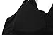 Women's Modal Stretch Cross-Back V-Neck Bralette Comfortable for Sleep/Normal Wear/Sport 3PACK Black M