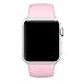 For Apple Watch Band 38mm Soft Silicone Replacement Sport Wrist Bands Strap iWatch Bracelet Wristband for Apple Watch Nike+ Series 3,2,1,Pink