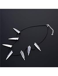 MINGKUO - Collar con colgante de pantera negra para hombre Wakanda King T'Challa