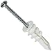 TOGGLER SnapSkru SPM Mini Self-Drilling Drywall Anchor with Screws, Glass-Filled Nylon, Made in US, for #6 to #8 Fastener Sizes (Pack of 50)