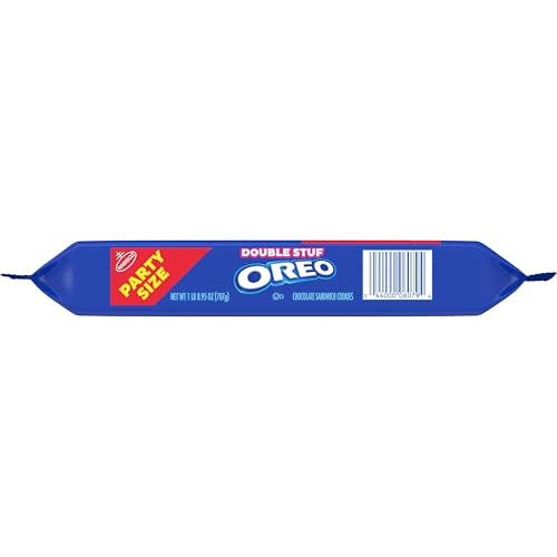 OREO DOUBLE STUF CHOCOLATE SANDWICH COOKIES, PARTY SIZE, 707G