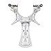 aufuwa Professional Hunting Slingshot Alloyl Slingshot with Slingshot Box and 2 Rubber Bands Plastic Handle Outdoor Catapult Set