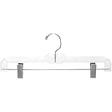 NAHANCO 600RC Heavy Weight Skirt/Slack Hanger with Metal Clips, 14