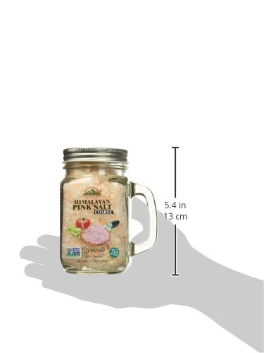 HIMALAYAN CHEF HIMALAYAN PINK SALT, COARSE SALT, MASON JAR-3.5 OUNCES