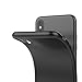 LUVVITT Ultra Slim Case with Soft Feel Flexible and Easy Grip TPU Rubber Back Designed for iPhone Xs/X (2017-2018) - Matte Black