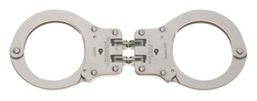 Peerless Handcuff Company Hinged Handcuff, Nickel Finish