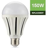 LC LED 150W LED Light Bulb (A21), 24W 2300 Lumens, Daylight White (6000K). 180 Degree. Non-Dimmable