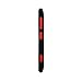 Nokia Lumia 625 Hybrid Rubberized Back Cover Case (Solid Black)