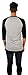 DC Comics Mens Flash Graphic 3/4 Sleeve Raglan Tee (Small, Grey Heather/Black)