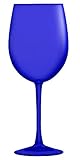 Blue Cachet White Wine Glass - Additional Colors Available - 16 oz Set of 6