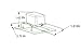 Cloudy Bay 120V LED Step Light,Indoor Outdoor Stairway Deck Lighting,3000K Warm White Stair Light,Silver Finish