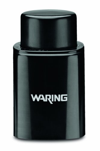 Waring Pro WO50B Cordless Wine Opener with Vacuum Sealer and Foiler Cutter, Black