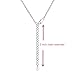 RSJewel Rattan & Raindrop Design Sterling Silver Filigree Pendant With Length Adjustable Diamond Cut Anchor Chain Necklace