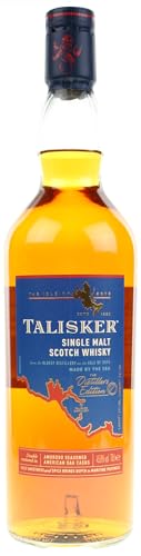 Talisker Single Malt Scotch Whisky | The Distillers Edition | 45.8% vol | 70cl | Sherry Cask Aging | Notes of Salty Sea Spray, Bonfires & Raisin-Like Sweetness