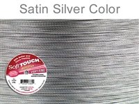 Soft Flex XCR-5411 Soft Touch Very Fine Beading Wire, 0.010"/100', Silver