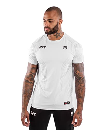Venum UFC Authentic Fight Night Maillot de Marche pour Homme Chemise, Blanc, XXL