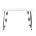Ameriwood Home Owen Retro Computer Desk, White/Black