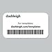 75 Rectangle Vinyl Labels for 10 ml Cosmetic and Perfume Roll-on Bottles and Lip Balm Tubes, 2.2 x 1.7 inches, Weatherproof and Waterproof White