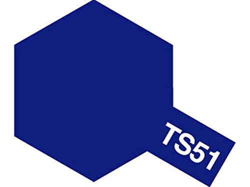 TAMIYA 85051 TS-51 Racing Blau (Tf) glänzend 100ml - Sprühfarbe für Plastikmodellbau, Modellbau und Bastelzubehör, Sprühfarbe für den Modellbau, 100 ml (1er Pack) – Bild 3