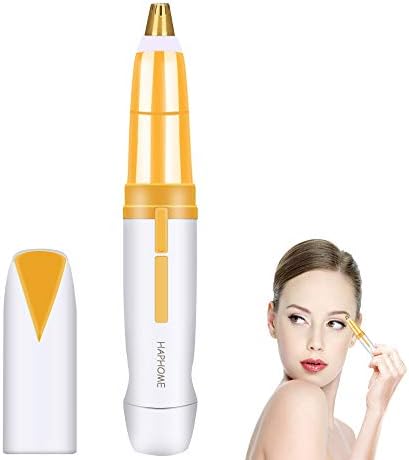 Painless Eyebrow Hair Remover for Women Best Eyebrow Trimmer, Protable Flawlessly Brows Hair Remover for Good Finishing and Well Touch(White)
