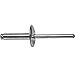 Large Flange Pop Rivets 3/16
