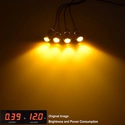 Boigoo 12v Universal Front Grille Marker Light Kit