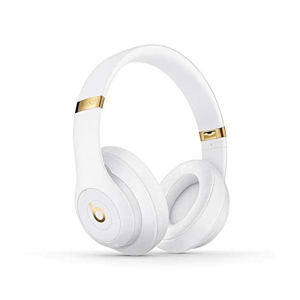 Beats-Studio3-Wireless-Noise-Cancelling-Over-Ear-Headphones-Apple-W1-Headphone-Chip-Class-1-Bluetooth-Active-Noise-Cancelling-22-Hours-Of-Listening-Time-Built-in-Microphone-White Beats Studio3 Wireless Noise Cancelling Over-Ear Headphones - Apple W1 Headphone Chip, Class 1 Bluetooth, Active Noise…